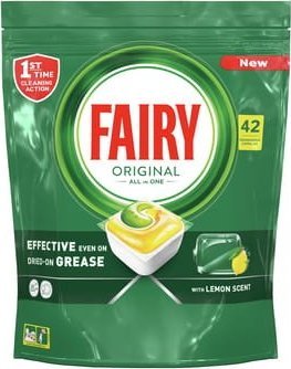 Fairy Fairy Original All In One YellowTabletki do zmywarki, 42 szt 1