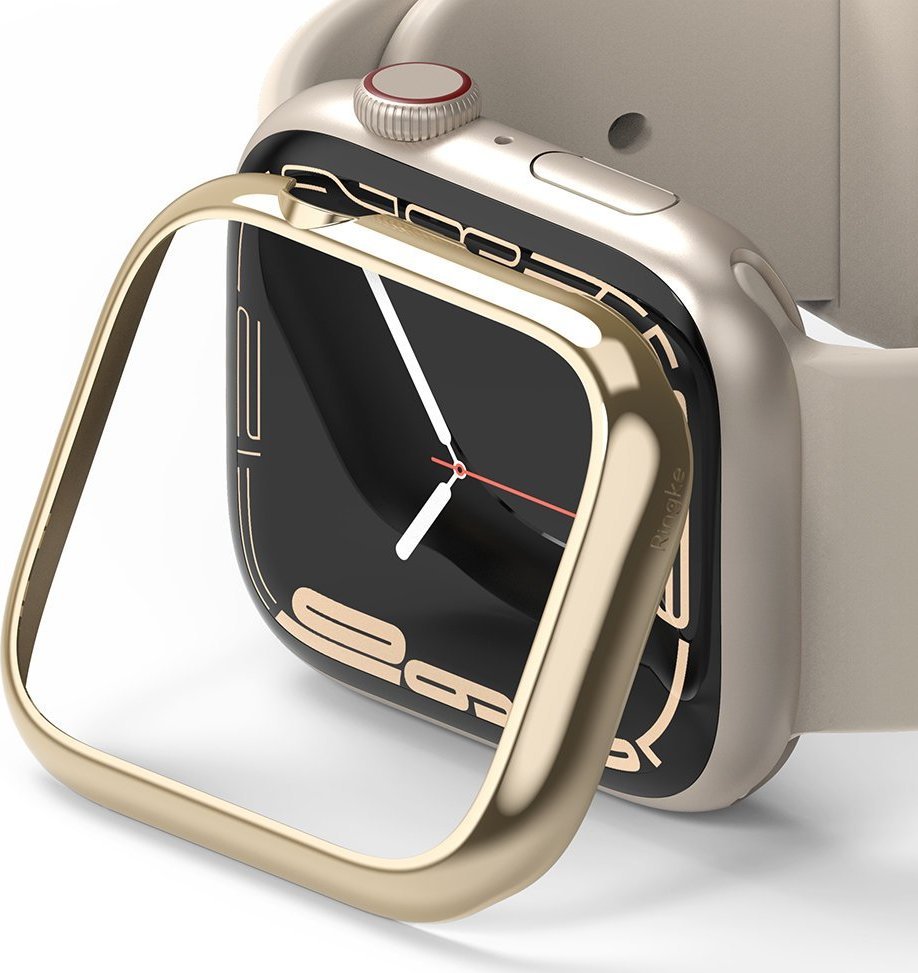 Ringke Ringke Bezel Etui Ramka Koperta Ze Stali Nierdzewnej Do Apple Watch 7 41Mm Złoty 1