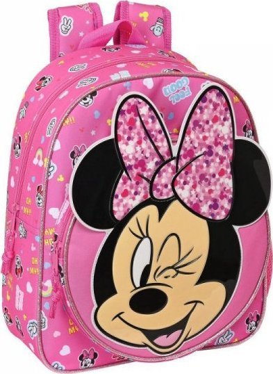 Minnie Mouse Plecak dziecięcy Minnie Mouse Lucky Różowy (28 x 34 x 10 cm) 1