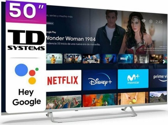 Telewizor TD Systems Smart TV TD Systems L50X9015SPLUS 50" 4K Ultra HD LED Android TV 1