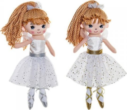 DKD Home Decor Szmaciana Lalka DKD Home Decor Baletnica (2 pcs) (13 x 10 x 35 cm) 1