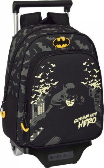 Batman Torba szkolna z kółkami Batman Hero Czarny (27 x 33 x 10 cm) 1