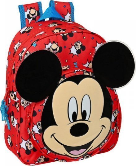 Mickey Mouse Clubhouse Plecak dziecięcy Mickey Mouse Clubhouse Happy smiles Czerwony Niebieski (28 x 34 x 10 cm) 1