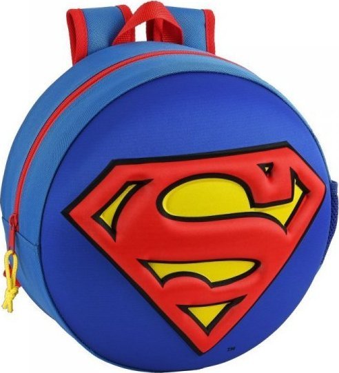 Superman Plecak dziecięcy 3D Superman Czerwony Niebieski Żółty (31 x 31 x 10 cm) 1