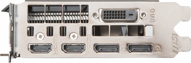 MSI GeForce GTX 1060 AERO ITX OC 6GB GDDR5 (192 Bit) DVI-D