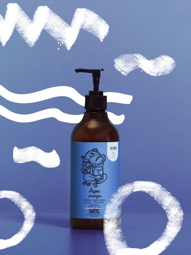 Yope Naturalne mydło do rąk Aqua energia 1