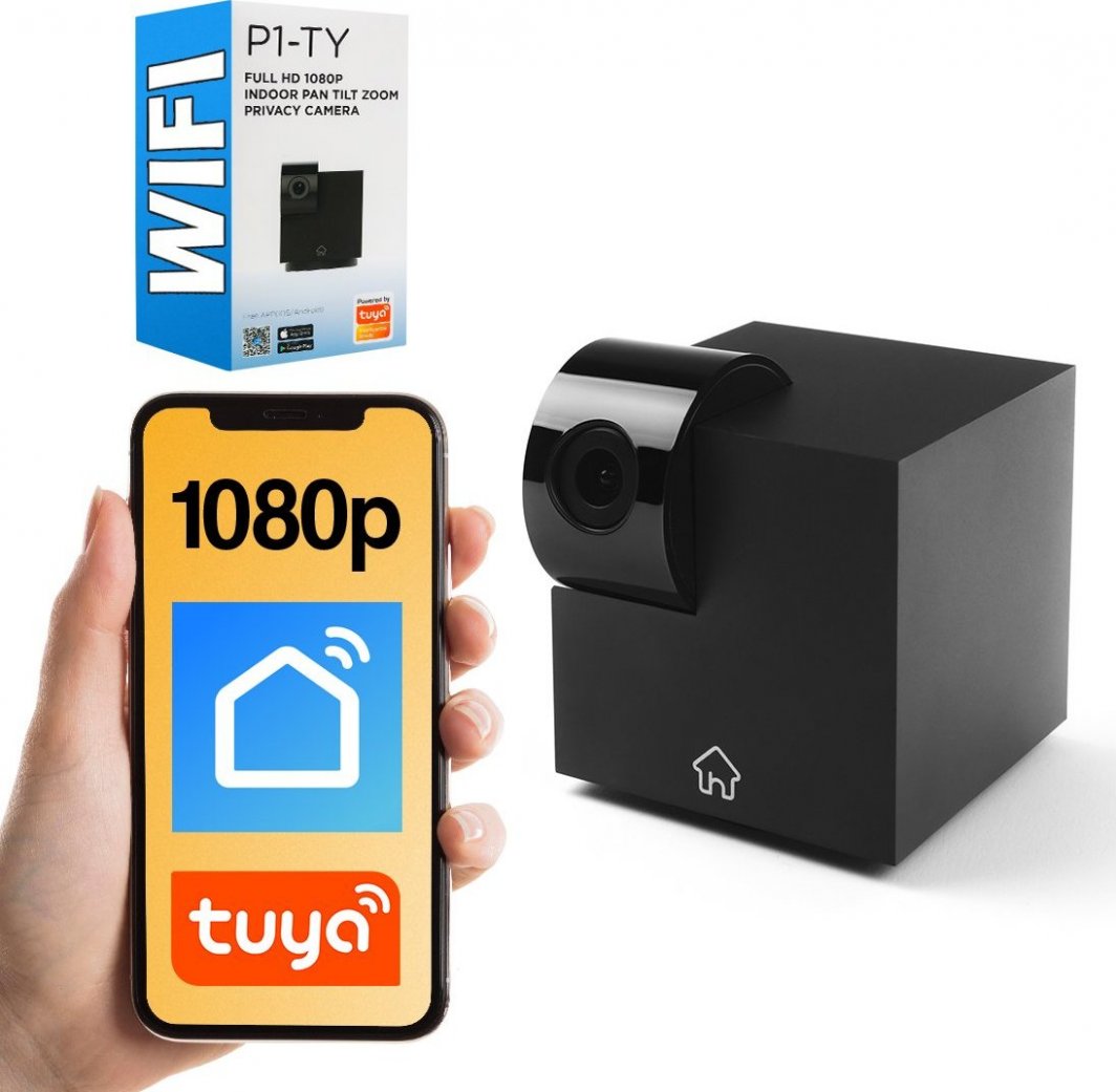 Arenti kamera domowa WiFi Tuya 355 x 75 Laxihub P1-TY 1080P - Kamera IP ...