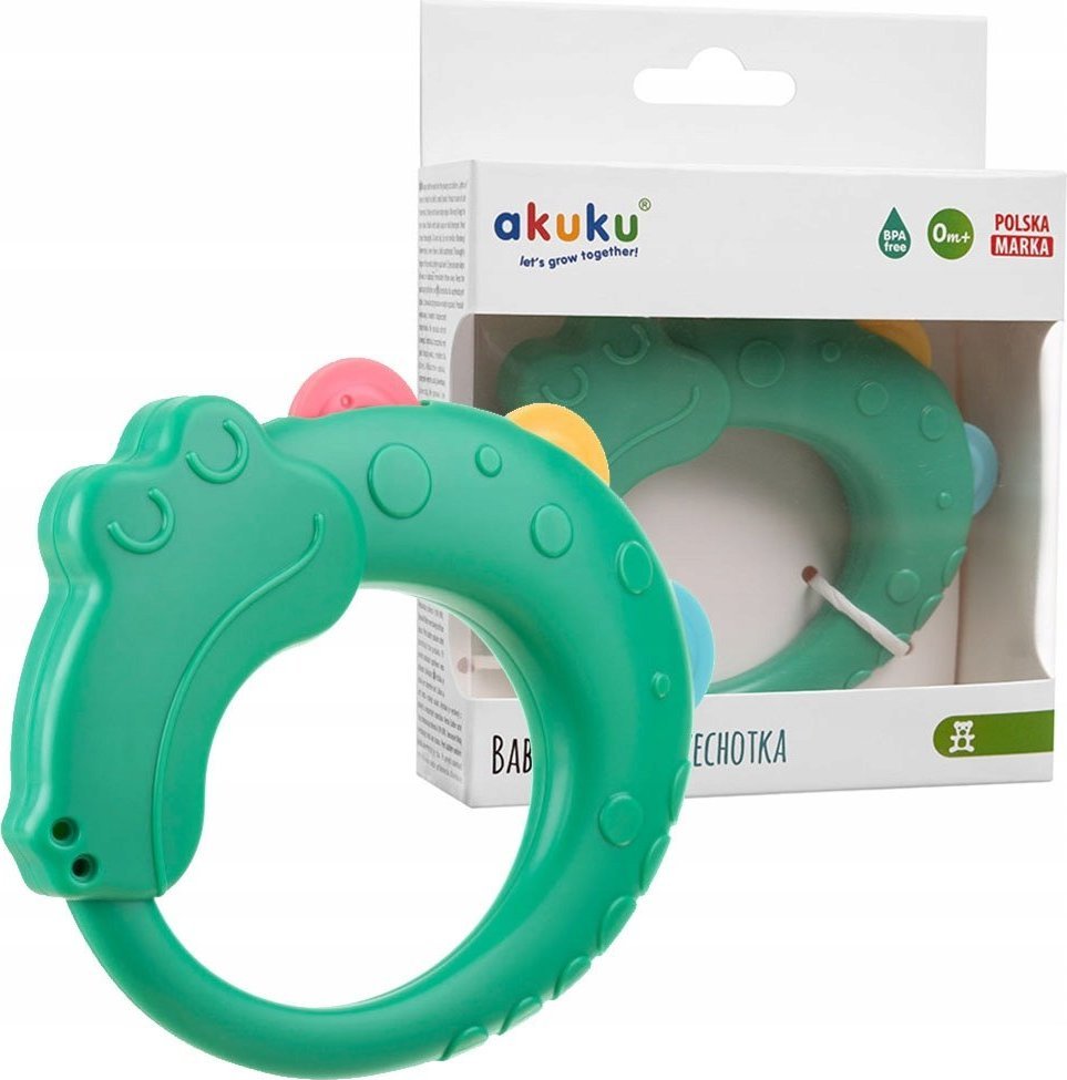 Akuku Akuku A0539 grzechotka Krokodyl BPA FREE 1