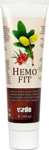 Virde Hemofit kora dębu z rokitnikiem żel 100 ml VIRDE 1