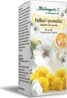 Herbapol Herbapol Podbiał i Prawoślaz 30 tabletek 1