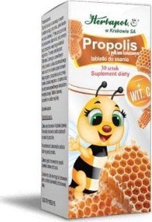 Herbapol Herbapol Propolis z Pyłkiem Kwiatowym 30 tabletek 1