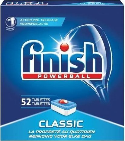 Reckitt Benckiser Finish Powerball Classic Tabletki do Zmywarki 52 szt. 1