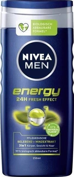 Beiersdorf Nivea Men Energy Żel pod Prysznic 250 ml 1
