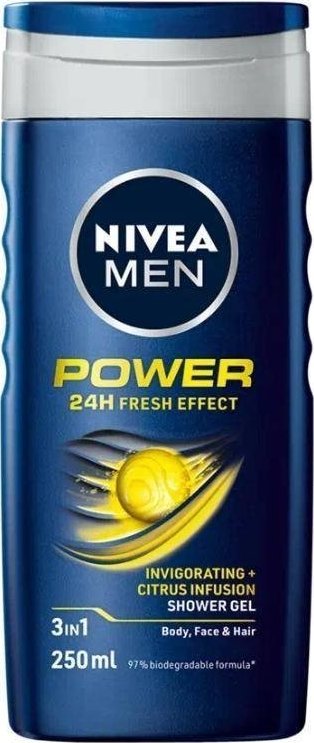 Beiersdorf Nivea Men Power Żel pod Prysznic 250 ml 1