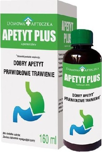 Domowa Apteczka Apetyt Plus płyn, 160 ml - Długi termin ważności! 1