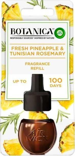 Air Wick Air Wick, Botanica Wkład do odświeżacza Świeży Ananas & Tunezyjski Rozmaryn, 19 ml 1