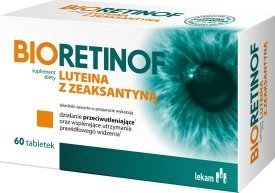 Lek-Am Bioretinof luteina z zeaksantyną 60 tabletek 1