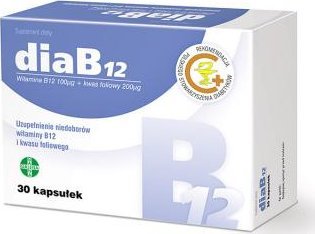 Galena DiaB12 30 kapsułek - Długi termin ważności! 1