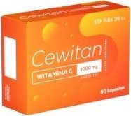 Polski Lek Cewitan, Witamina C 1000 mg, 60 kapsułek - Długi termin ważności! 1