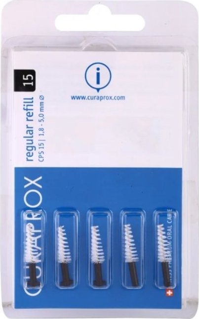 Curaden Curaprox CPS 15 Regular refill Szczoteczki międzyzębowe 5 sztuk 1