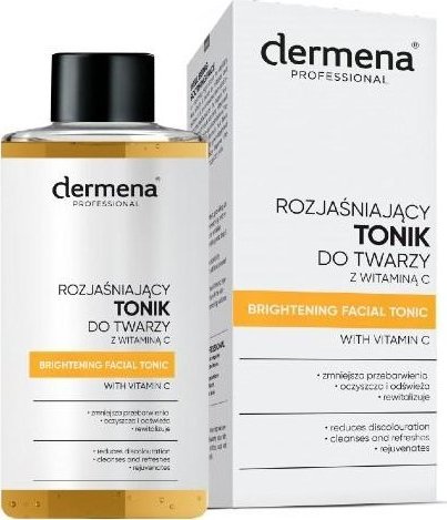 Pharmena Dermena, Rozjaśniający Tonik do twarzy z witaminą C, 150 ml - Długi termin ważności! 1