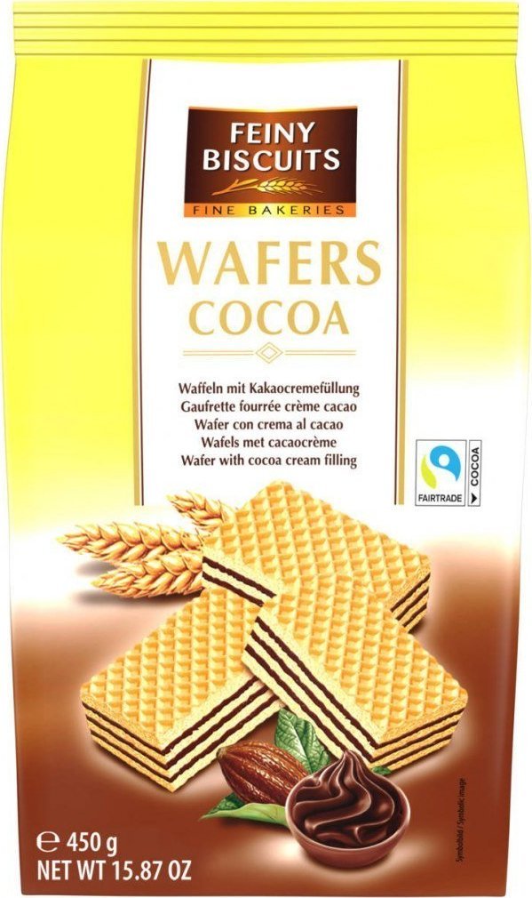 Feiny Biscuits Feiny Biscuits Wafelki Kakaowe 450 g 1