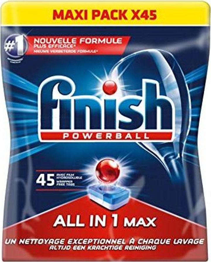 Finish Finish, All in one Max Tabletki do zmywarki Lemon, 90 sztuk 1