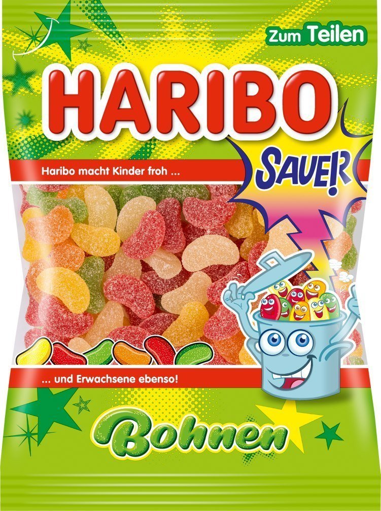 Haribo Haribo Bohnen Sauer Żelki 200 g 1