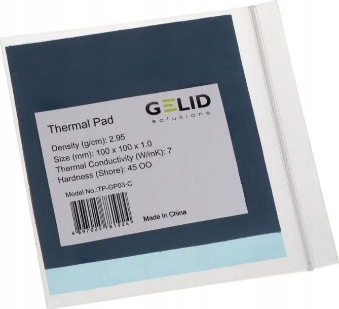 Gelid Gelid Thermalpad 7W/mK 100x100x1mm bulk termopad 1