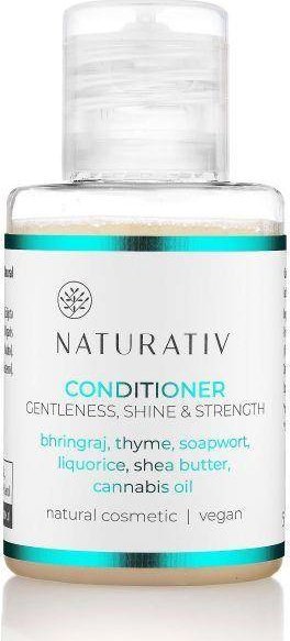 Naturativ Gentleness Shine & Strength Conditioner mini odżywka do włosów łagodność blask & wzmocnienie 45ml 1