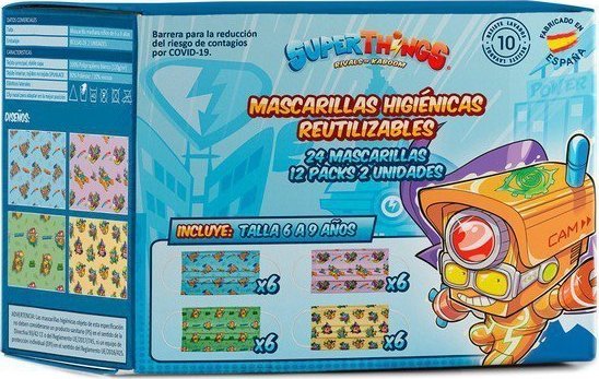 Superthings Maseczka Higieniczna SuperThings (24 uds) 1