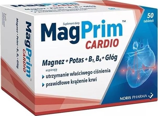 NORIS PHARMA Magprim Cardio, 50 tabletek - Długi termin ważności! 1