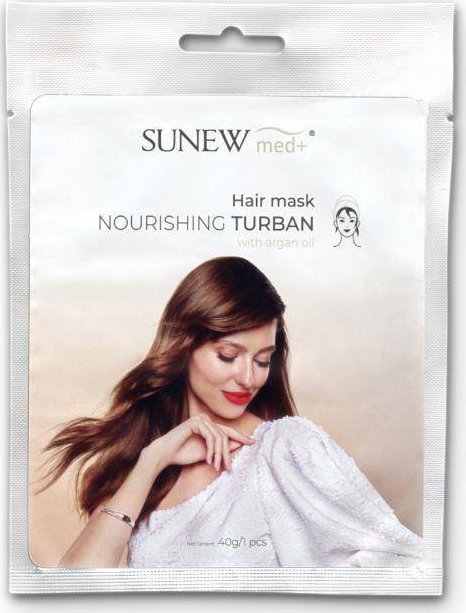 Sunewmed+ Nourishing Hair Mask odżywcza maska do włosów w formie turbanu z olejkiem arganowym 1