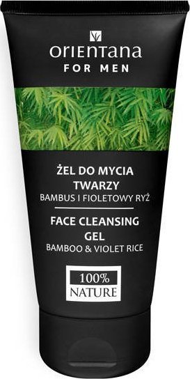 Orientana Orientana for men - Żel do mycia twarzy. Bambus i fioletowy ryż - 150 ml 1