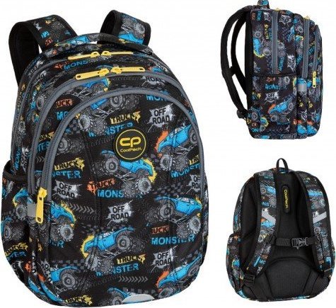 Coolpack Plecak Młodzieżowy Coolpack Joy S klasa I-IV Monster Truck 1