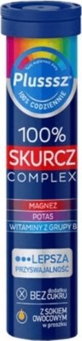 Polski Lek Plusssz 100% Skurcz Complex, 20 tabletek musujących - Długi termin ważności! 1