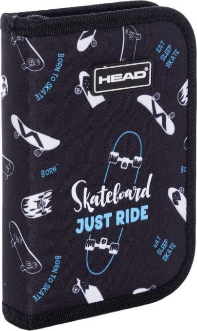 Piórnik Astra Piórnik jednokomorowy Head skateboard z motywem deskorolek 1