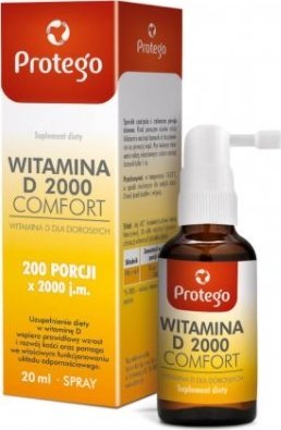 Salvum Protego Witamina D 2000 Comfort, krople, 20 ml 1