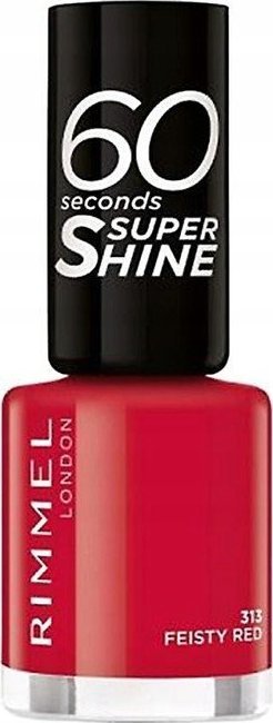 Rimmel  Rimmel Lakier 60 Seconds 313 Feisty Red 1