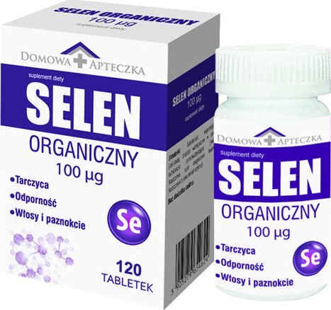 Domowa Apteczka Selen organiczny, 120 tabletek - Długi termin ważności! 1