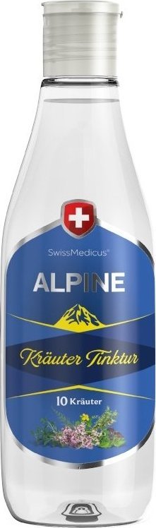 Herbamedicus SwissMedicus, Spirytusowy Wyciąg z 10 Alpejskich ziół, 250 ml - Długi termin ważności! 1