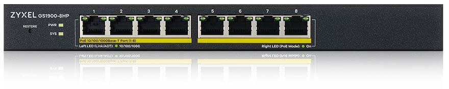 Switch ZyXEL GS1900-8HP (GS1900-8HP-EU0103F) 1