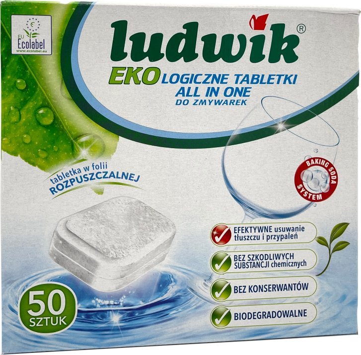 Inco Tabletki do zmywarki Ludwik All in One Ekologiczne 50szt 1