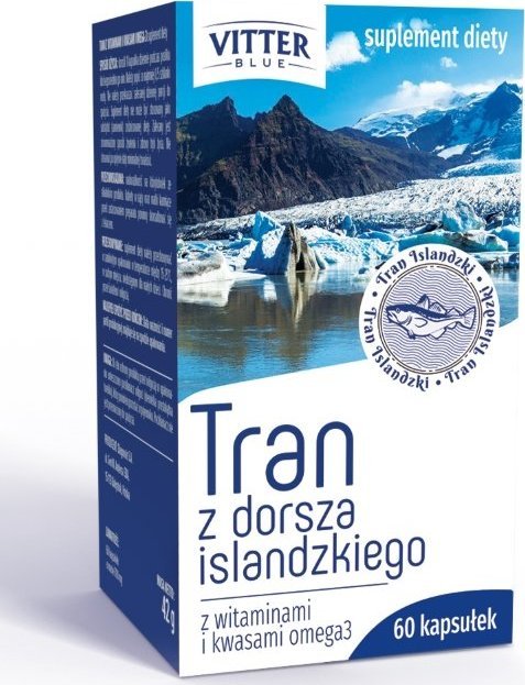 Diagnosis Tran z dorsza islandzkiego, 60 kapsułek - Długi termin ważności! 1