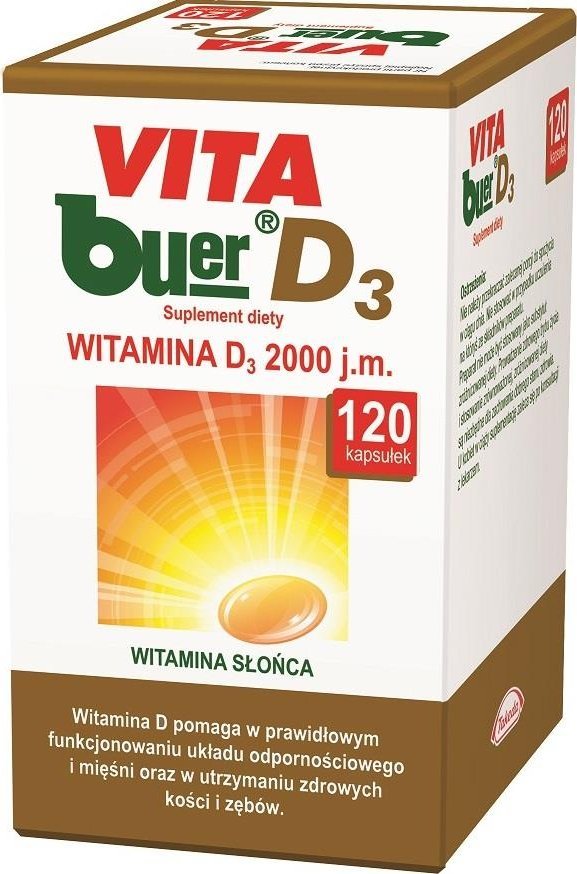 Takeda Vita buer D3 2000j.m. 120 kapsułek - Długi termin ważności! 1