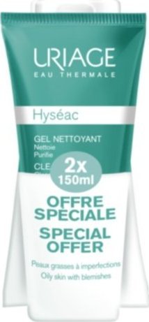 Uriage Uriage, Zestaw Hyseac Żel oczyszczający, 2x 150 ml - Długi termin ważności! 1