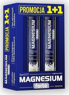 XENICO PHARMA XeniVIT Magnesium Forte Cytrynian, 20 + 20 tabletek - Długi termin ważności! 1