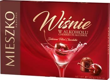 Mieszko Bomboniera Wiśnie w Alkoholu 142g Mieszko 1