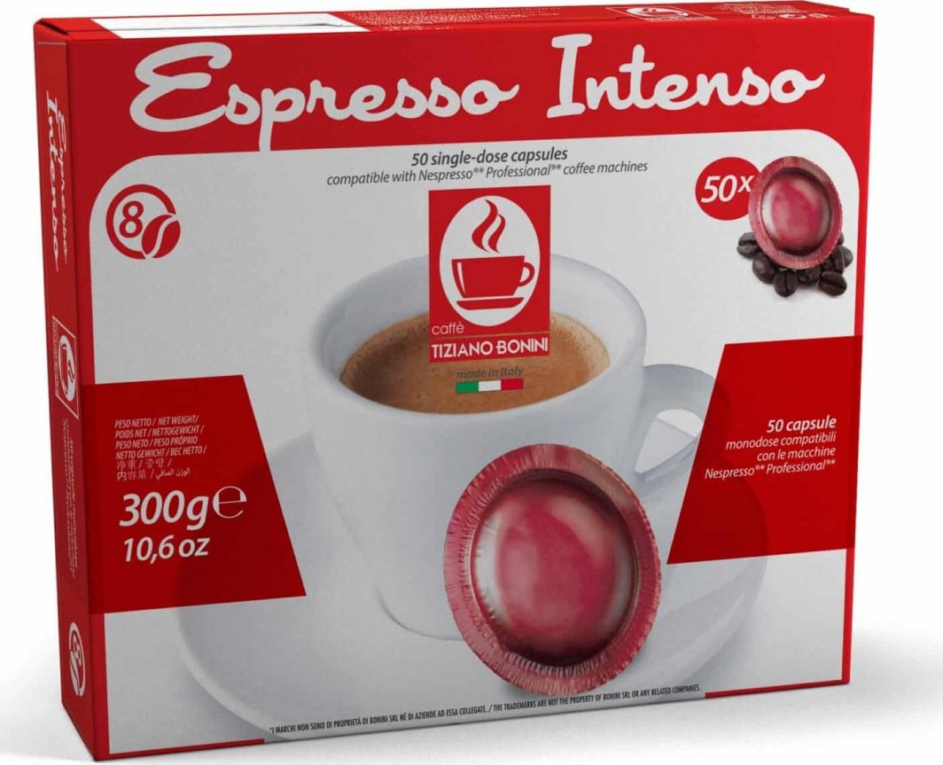 Italian Coffee Bonini Espresso Intenso do Nespresso Professional - 50 kapsułek 1