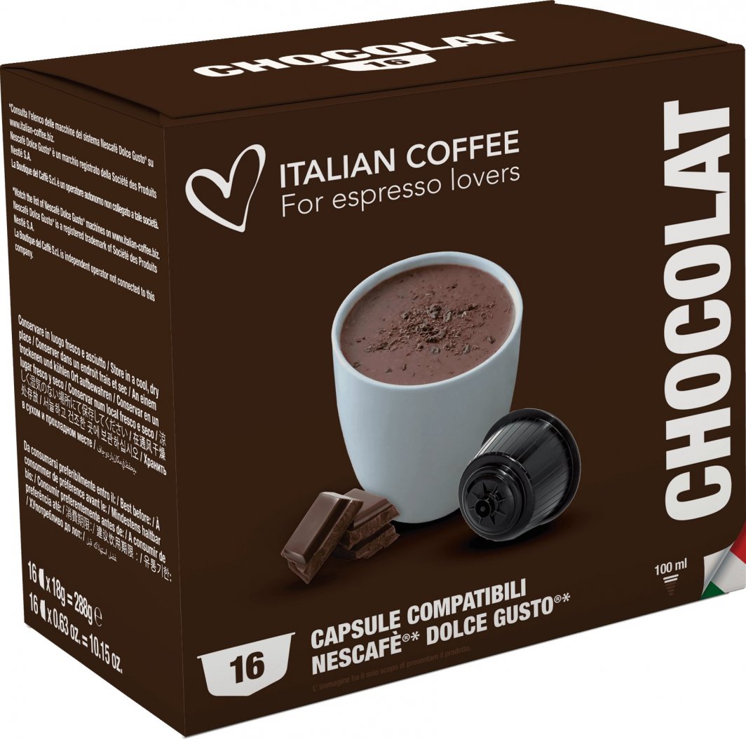 Italian Coffee Chocolat Italian Coffee (czekolada na gorąco) kapsułki do Dolce Gusto - 16 kapsułek 1